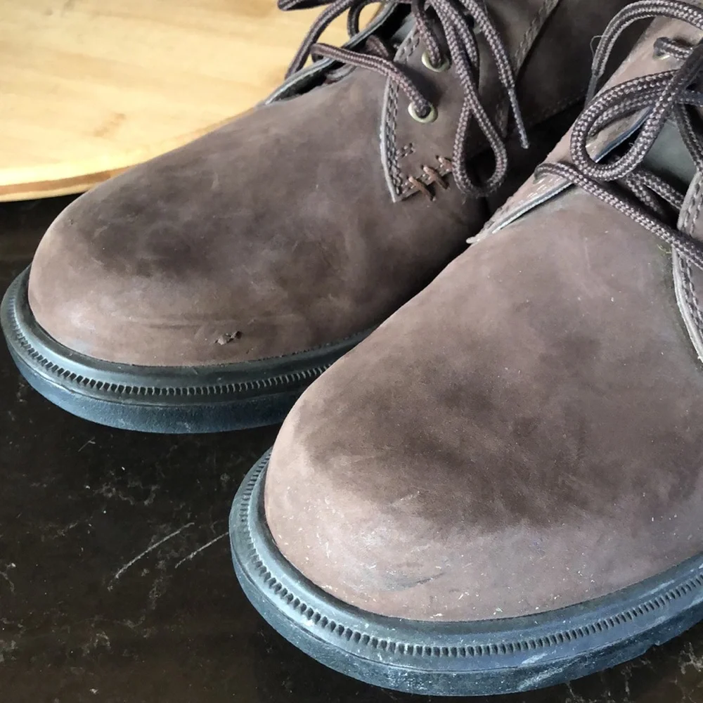 Timberland waterproof Montgomery PTO suede brown shoes‎ men's size 10.5